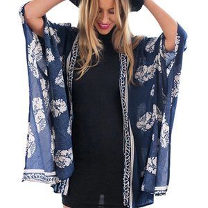 Floral Kimono Boho printed Cardigan